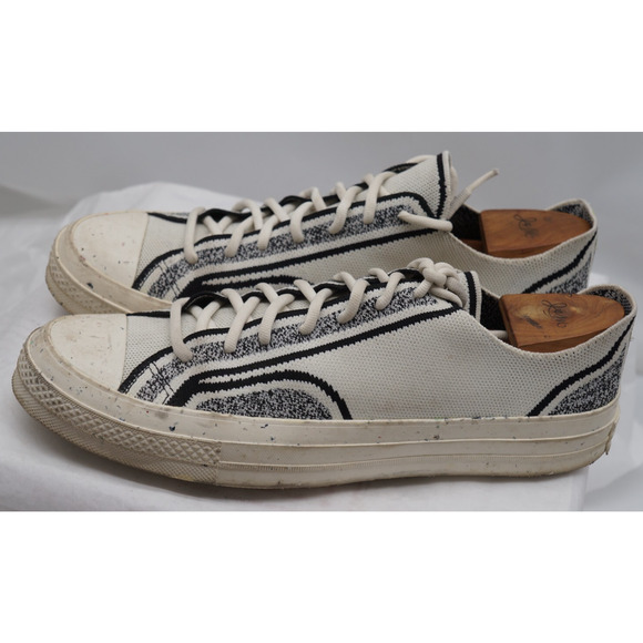 Converse Mens Renew Chuck 70 Knit Low Egret Black Sneaker Shoes US 11 - Picture 2 of 11